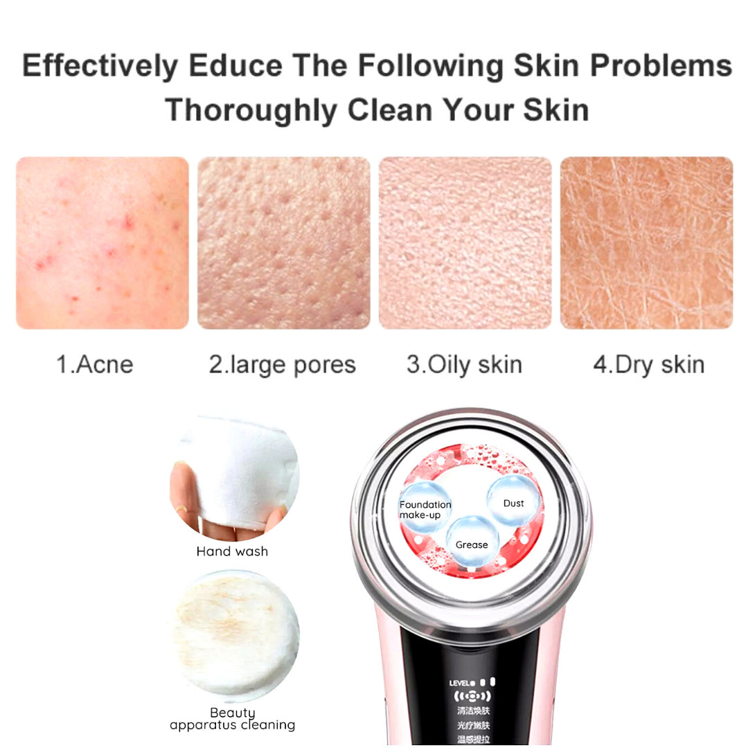 Masajeador LED Para La Cara Facial Rostro Rejuvenecimien