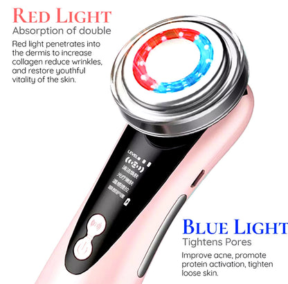 Masajeador LED Para La Cara Facial Rostro Rejuvenecimien