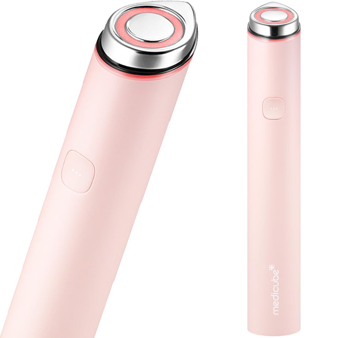 Mini Booster Pro Pink | Affordable At-Home Facial Device for Beginners - Portable Glow Booster for Glass Skin, Boosting Skin Care Absorption, Skincare for Teens, Korean Skin Care