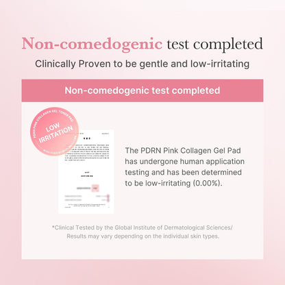 Toner Pads Salmon DNA PDRN Pink Collagen Jelly Pad for Soothing