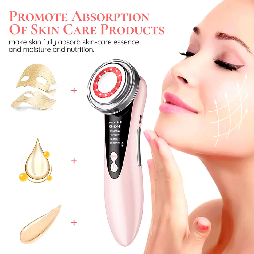 Masajeador LED Para La Cara Facial Rostro Rejuvenecimien